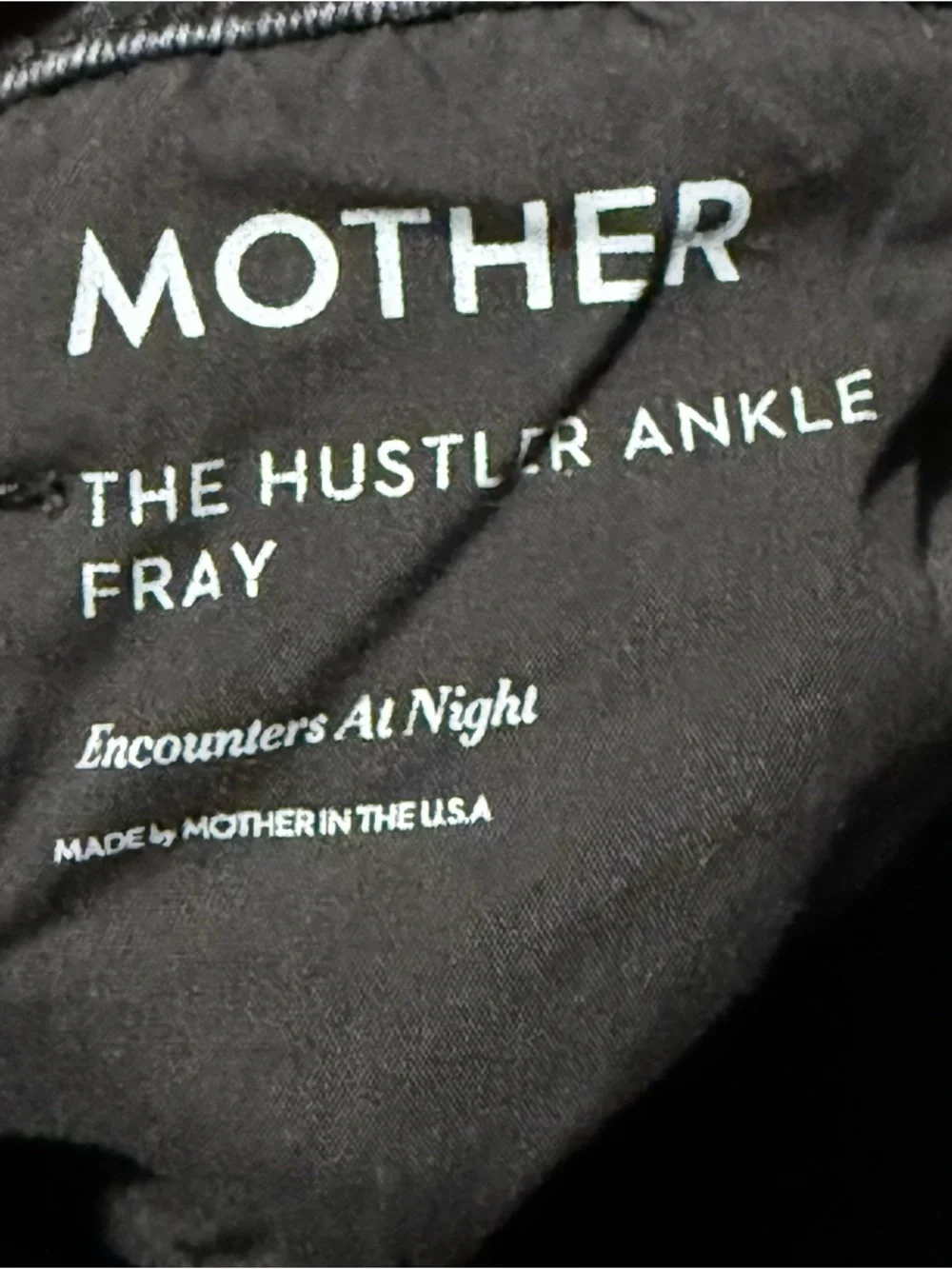 Mother The Hustler Ankle Fray Jeans Women's 29 in Encounters at Night Wash Denim - Picture 4 of 9